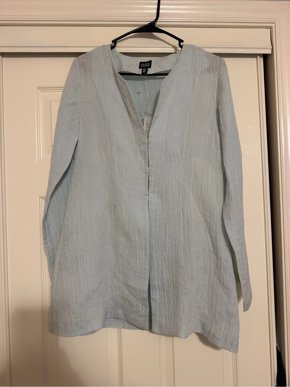 Eileen Fisher Double weave Silk Viscose Tunic Small Shirt NWT